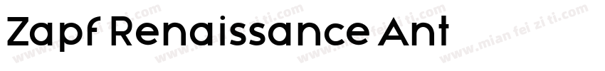Zapf Renaissance Ant字体转换
